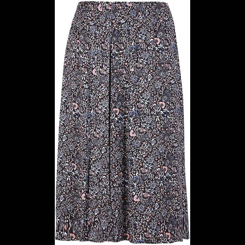Ladies Fancy Waist Kelly Floral Print Elasticated Full Length Party Wear Maxi Skirt UK 14-28