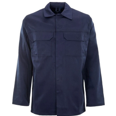 Adults 2 Front Pockets Cotton Work Jacket Mens Long Sleeve Welding Welders Coat