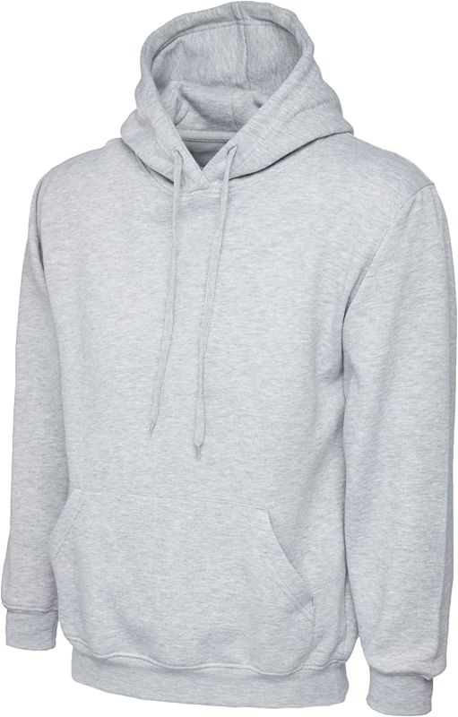 Mens Pullover Long Sleeve Hooded Hoodie Unisex Plain Premium Front Pocket Sweatshirt Jumper