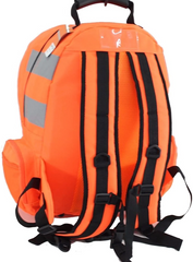 High Visibility Rucksack School Bags Reflective Strips Cycling Walking Sports Backpack One Size