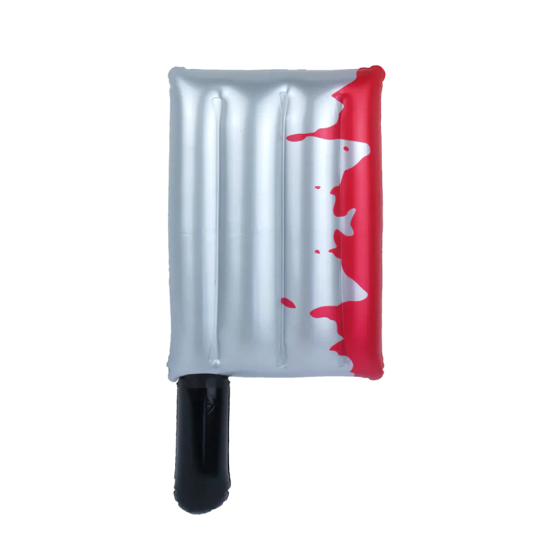 Inflatable Horror Bloody Cleaver Halloween Decoration - 40cm