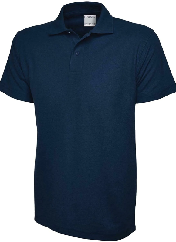Childs Ultra Cotton Plain Short Sleeve Collared T Shirts Kids Slim Fit Sports School Wear Tops