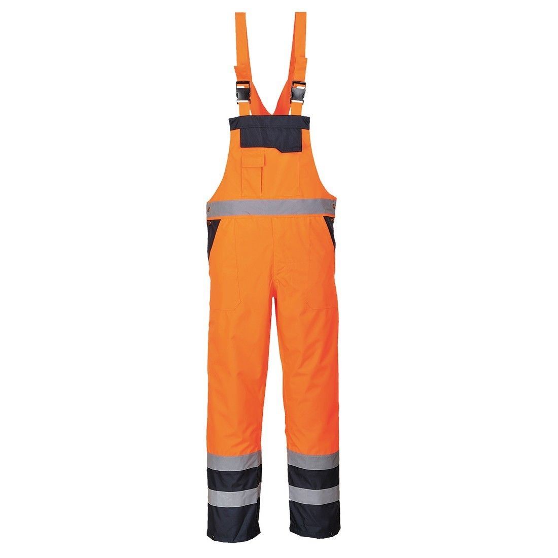 Hi Vis Reflective Contrast Bib and Brace Length Bib