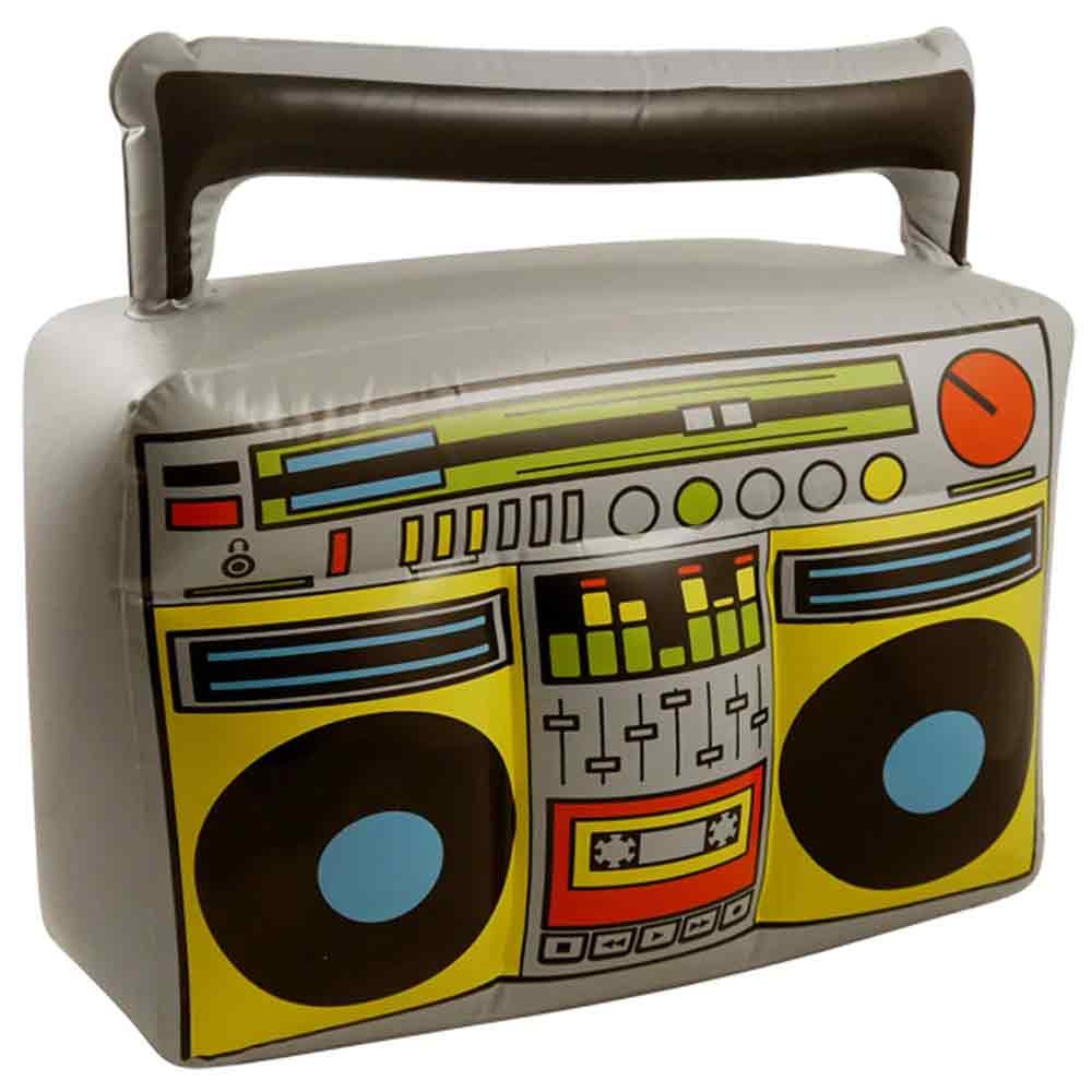 Inflatable Boom Box Blow Up  Toys Fancy Dress Accessory