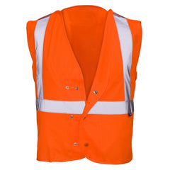 Adults Reflective Hi Vis Underground Tracker Vest Mens Heavy Duty Work Wear Tops