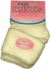 Ladies Lounge Brushed Lined Socks Womens Soft Fluffy Lounge Living Bed Socks