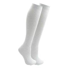 Kids Girls Finest Plain Knee High Socks Childs Cotton Long School Uniform Socks