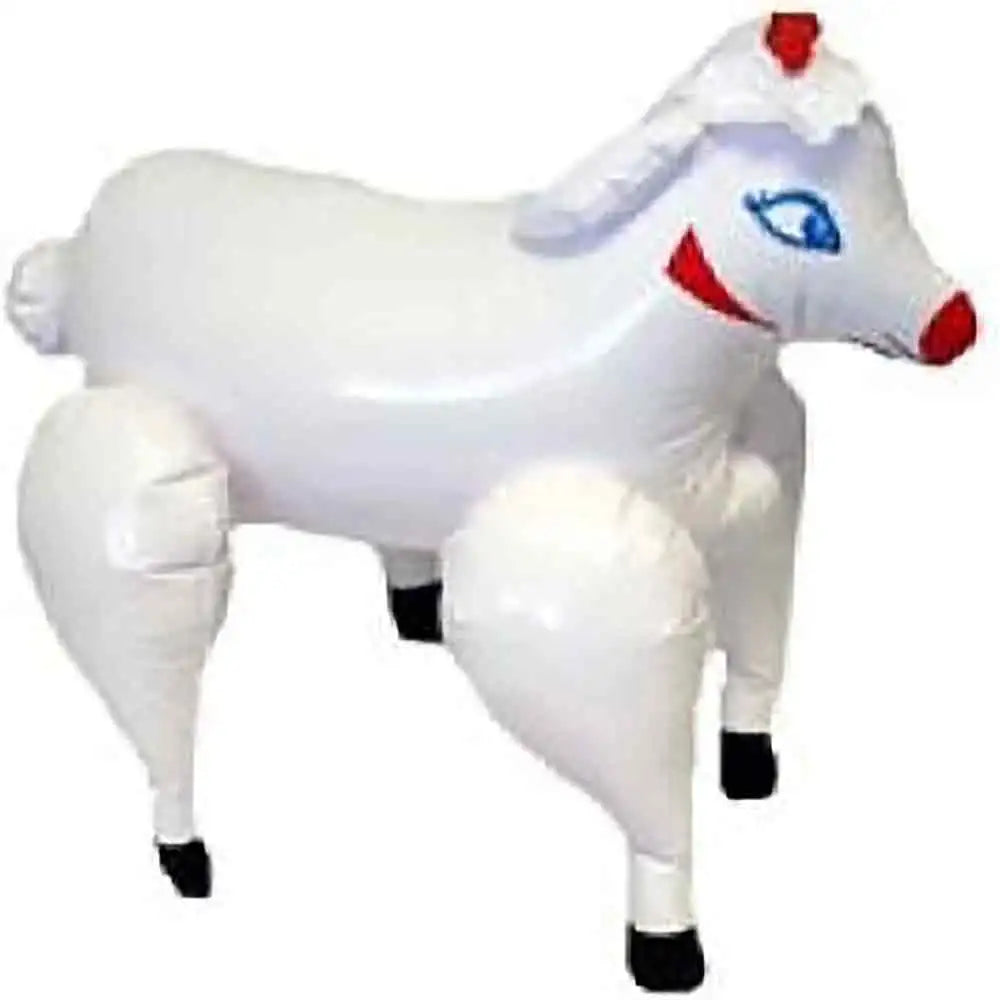 Inflatable Bonking Sheep 54cm Blow Up Toy Fancy Dress Stag Hen Party Accessory One Size