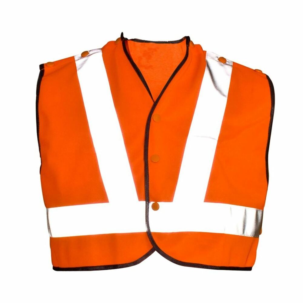 Adults Reflective High Vis Mini Tracker Vest Mens Heavy Duty Work Wear Shirt Top